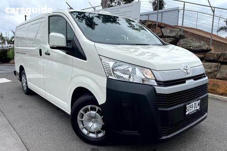 White 2021 Toyota HiAce Van Lwb