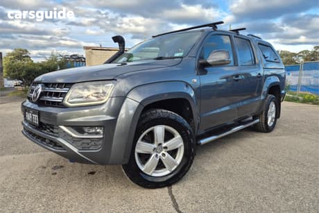 Grey 2017 Volkswagen Amarok Dual Cab Utility V6 Tdi 550 Highline