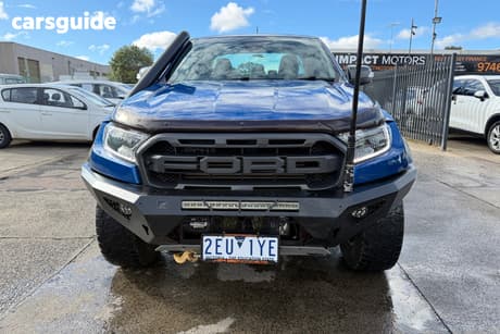Blue 2018 Ford Ranger Double Cab Pick Up Raptor 2.0 (4X4)