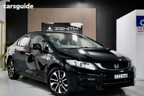 Black 2015 Honda Civic Sedan Vti-S