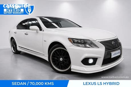 White 2007 Lexus LS Sedan LS600H VERSION U
