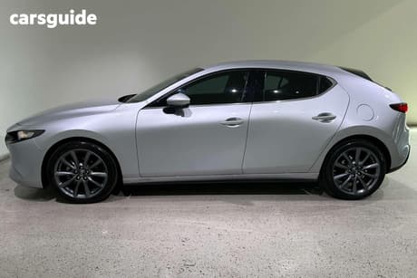 Silver 2022 Mazda 3 Hatchback G20 Touring