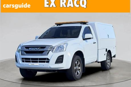 White 2020 Isuzu D-MAX Cab Chassis Sx Hi-Ride (4X2)