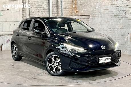 Black 2024 MG MG3 Hatchback Essence Hybrid+
