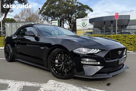 Black 2018 Ford Mustang Convertible Gt 5.0 V8