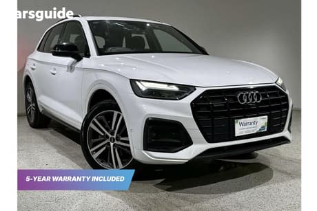 White 2021 Audi Q5 Wagon 40 Tdi Quattro Sport Mhev