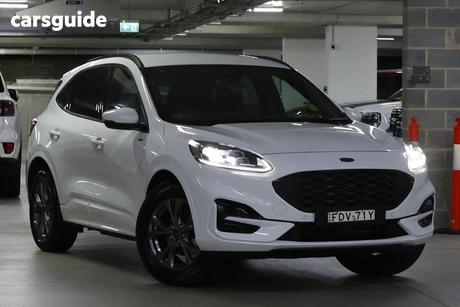 White 2023 Ford Escape Wagon St-Line Phev (Fwd)