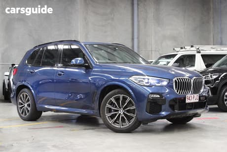 Blue 2019 BMW X5 Wagon Xdrive 30D