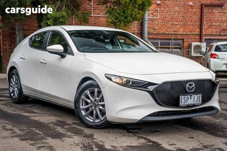 White 2020 Mazda 3 Hatchback G20 Pure