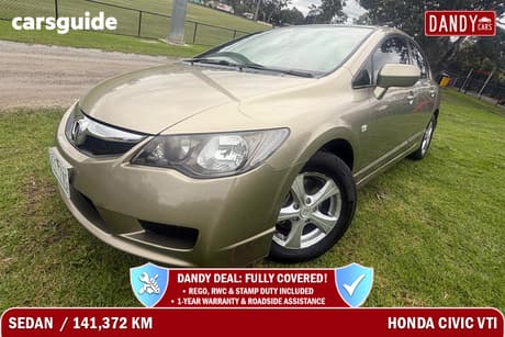 Beige 2009 Honda Civic Sedan Vti