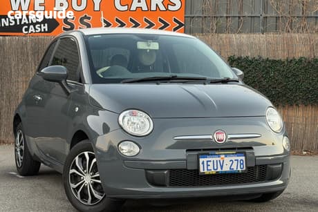Grey 2014 Fiat 500 Hatchback Pop