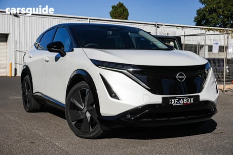 White 2025 Nissan Ariya Wagon Evolve