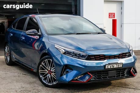 Blue 2022 Kia Cerato Hatchback Gt