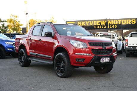 Red 2015 Holden Colorado Crew Cab Pickup Z71 (4X4)