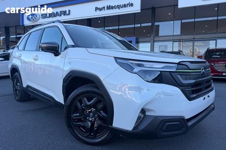 White 2025 Subaru Forester Wagon 2.5I Sport (Awd)