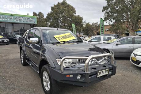 Grey 2014 Mitsubishi Triton Double Cab Utility Glx-R (4X4)