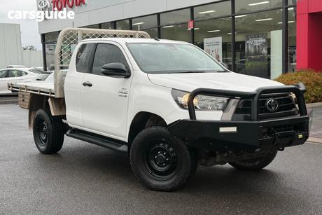White 2020 Toyota Hilux X Cab Cab Chassis Sr (4X4)