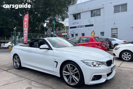 White 2014 BMW 428I Convertible Sport Line