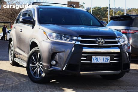 Grey 2019 Toyota Kluger Wagon Gxl (4X4)