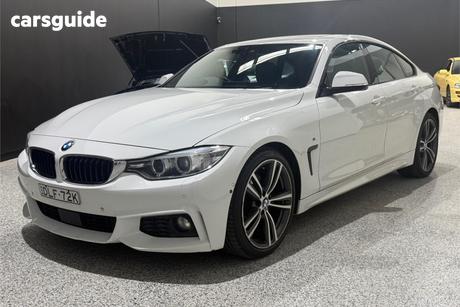 White 2016 BMW 430I Coupe Gran Coupe M Sport