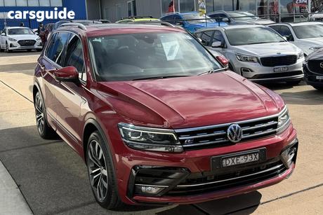 Red 2018 Volkswagen Tiguan Wagon 162 Tsi Highline