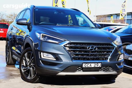 Blue 2019 Hyundai Tucson Wagon Highlander Crdi (Awd)