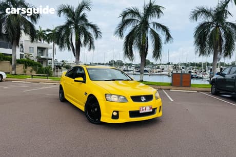 Yellow 2011 Holden Commodore Sedan Sv6