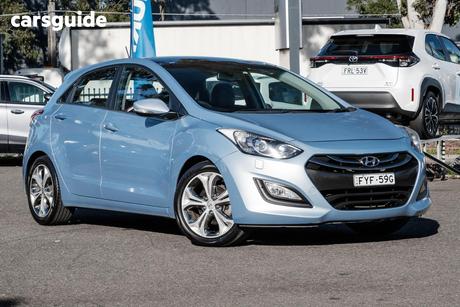 Blue 2012 Hyundai I30 Hatchback Premium