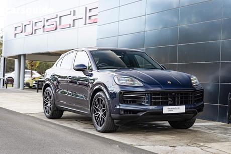 Blue 2025 Porsche Cayenne Coupe