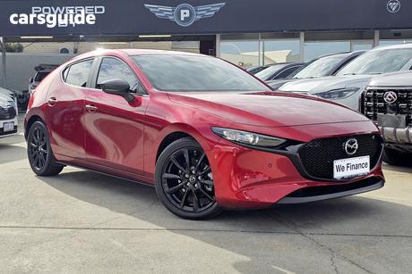 Red 2024 Mazda 3 Hatchback G25 Evolve Sp