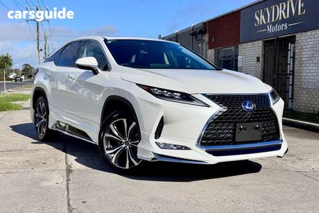 White 2021 Lexus RX SUV FULL LEXUS DEALERSHIP SERVICE HISTORY