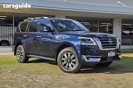 Blue 2022 Nissan Patrol Wagon Ti-L (4X4)
