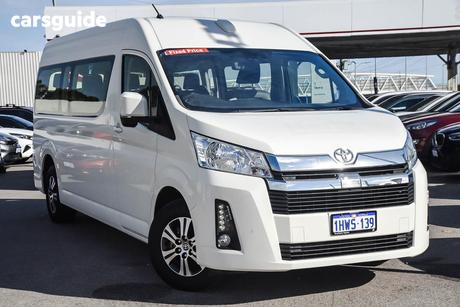 White 2023 Toyota HiAce Bus Slwb Commuter Gl (12 Seats)