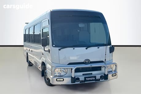 White 2020 Toyota Coaster Bus Standard (Lwb)