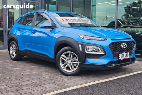 Blue 2020 Hyundai Kona Wagon Active (Fwd)