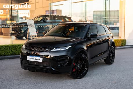 Black 2023 Land Rover Range Rover Evoque Wagon P250 R-Dynamic Se (184Kw)