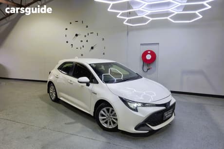 White 2023 Toyota Corolla Hatchback Ascent Sport