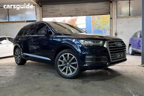 Blue 2016 Audi Q7 Wagon 3.0 Tdi Quattro