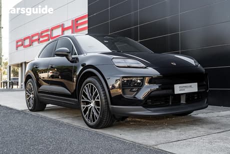 Black 2025 Porsche Macan Wagon Electric 4S