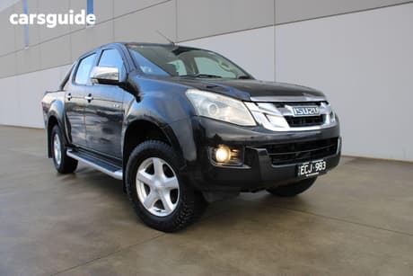 Black 2015 Isuzu D-MAX Crew Cab Utility Ls-U Hi-Ride (4X2)
