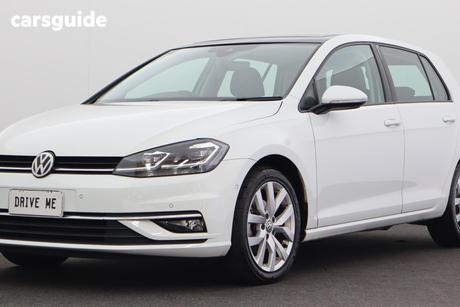 White 2019 Volkswagen Golf Hatchback 110 Tsi Highline