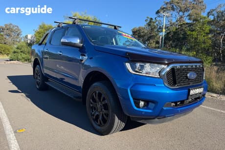 Blue 2020 Ford Ranger Double Cab Pick Up Xlt 2.0 (4X4)