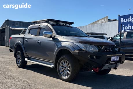 Grey 2018 Mitsubishi Triton Dual Cab Utility Gls (4X4)