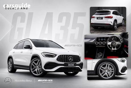White 2024 Mercedes-Benz GLA35 Wagon 4Matic