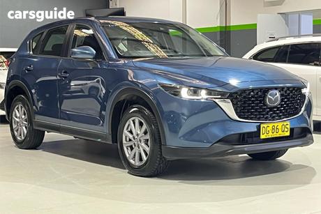 Blue 2023 Mazda CX-5 Wagon G25 Maxx Sport (Fwd)