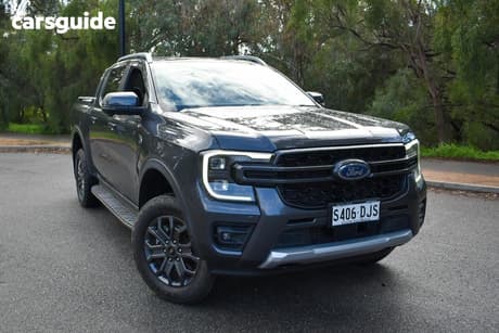 Grey 2023 Ford Ranger Double Cab Pick Up Wildtrak 3.0 (4X4)