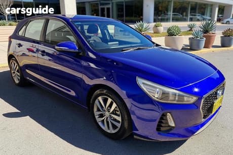 Blue 2019 Hyundai I30 Hatchback Active