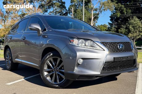 Grey 2014 Lexus RX350 Wagon F Sport
