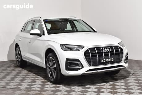 White 2021 Audi Q5 Wagon 40 Tdi Quattro Mhev