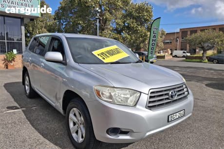 Silver 2008 Toyota Kluger Wagon Kx-S (4X4)